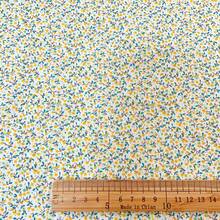0.5m/1m/2m Fresh Yellow Flower & Leaf Cotton Fabric, Skin-Friendly & Breathable, Suitable For Dresses, Handmade Accessories, Tablecloths, Curtains, Home Decor, DIY Sewing Material, Sold By The Meter - Vigorous Small Fruit Branches - View 10
