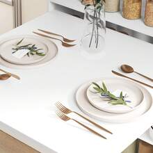 HOMCOM Mesas de comedor - Blanco - Ver 8
