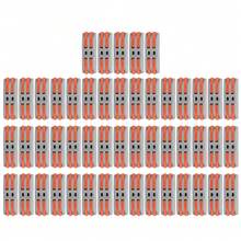 Conectores de alambre duro suave compacto rápido del terminal del conductor de 50pcs Accesorios industriales - A - Ver 1