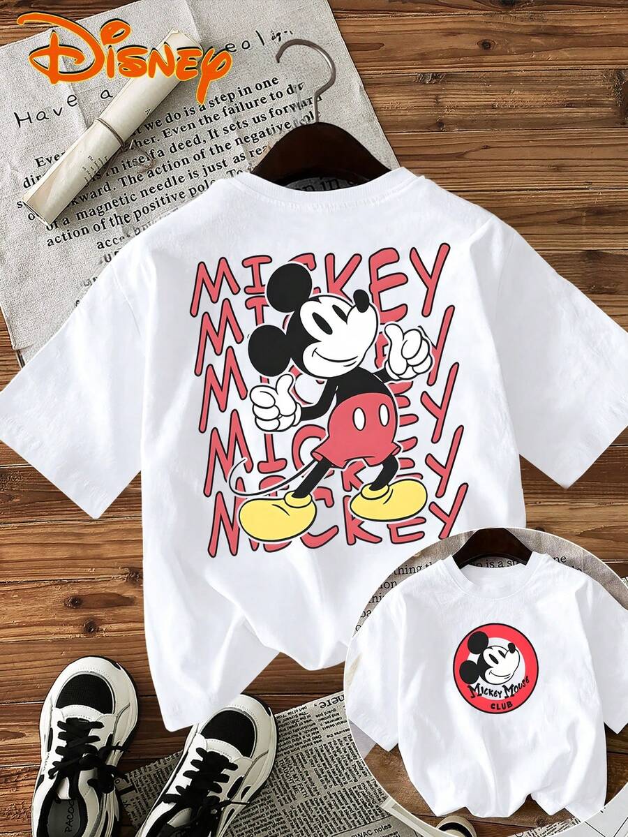 Disney Women's 100% Pure Short Sleeve Crew Neck Casual T-Shirt, Club Print Pattern And Text, Spring/Summer Women's Running Fashion Crew Neck 100% Pure Short Sleeve T-Shirt, Women's Short Sleeve Crew Neck Casual Top, Disney Journey Pure Women's - trắng - Xem 1
