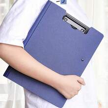 A4 File Folder With Writing Board & Memo Clip, Exam Paper Storage Box, School & Office Supplies, Back To School Stationery - Single Piece - View 5