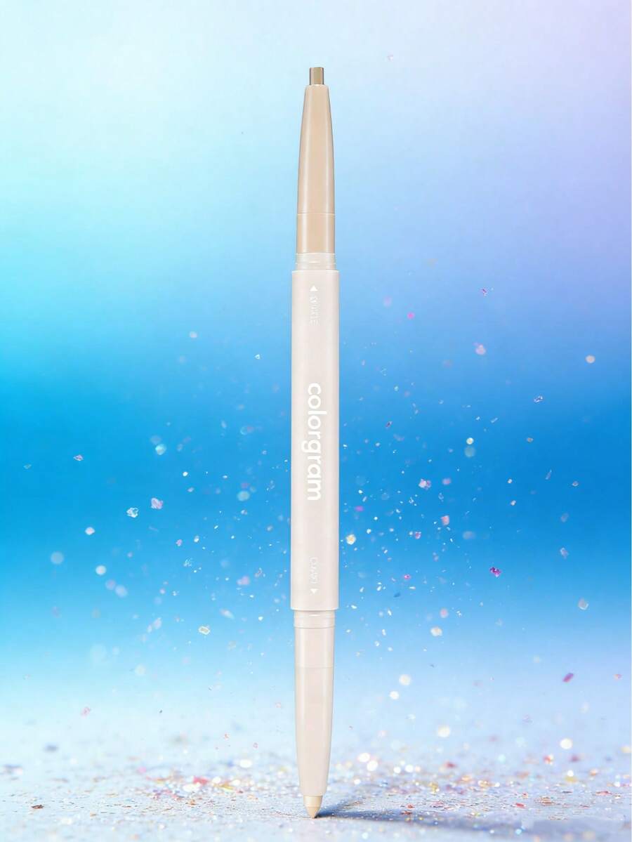 The Colorgram Double-Ended Aegyo-Sal Eyeliner Features A Matte Eyeshadow End For Defining Sculpted Lower Lash Line, And Shimmery Highlighter Brightening Under-Eye Area. Texture Is Incredibly Smooth Blendable, Making Application Effortless. It'S Long-Lasting, Waterproof, Smudge-Proof, Significantly Enlarges Eyes Cute, Lively, Eye-Catching Korean-Style Eye Makeup Look. Its Slim Lightweight Design Makes It Easy To Carry, Ideal Everyday Makeup, Quick Touch-Ups, Commuting, Travel, Outings. - 02 冷色調 - 查看 1