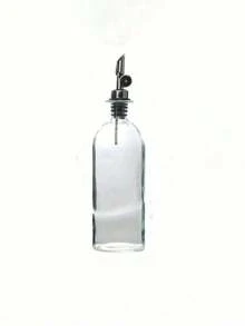 Garrafa de vidro com sistema de gravidade, à prova de vazamentos, ideal para armazenar azeite, vinagre e outros temperos. Perfeita para cozinhar, assar, preparar saladas, grelhar, usar como loção, sabonete líquido ou café. Inclui adesivo aleatório. - Ver 14