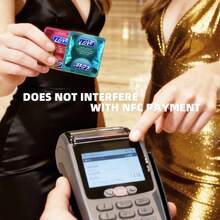 Pegatina para tarjeta de crédito, pegatina con patrón divertido azul y rojo de "condón", resistente al agua y a los arañazos, pegatina de protección contra el robo y la privacidad de tarjetas de crédito, regalo de cumpleaños personalizado, para tarjetas de crédito, tarjetas de transacción, tarjetas de acceso, pegatinas divertidas, suministros para scrapbooking, pegatinas para portátil - Pegatinas para tarjetas de crédito - Ver 3