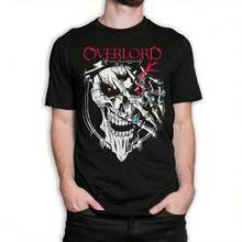 Overlord Ainz Ooal Gown T-Shirt, Men's Women's Sizes (Met-114) - 黑色 - 查看 1