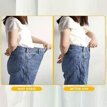 2/4/6Sets Jeans Waist Adjuster Buckle Waist Tightening Tool Elastic Button Waistband Size Adjustable Tightening Accessory - A - View 7