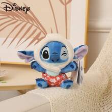 1 búp bê nhồi bông Stitch chính hãng của Disney, mặt dây chuyền hình búi tóc, ba lô nhồi bông mềm mại, đồ trang trí nhà cửa, quà tặng ngày lễ. - Màu xanh lam - Xem 10