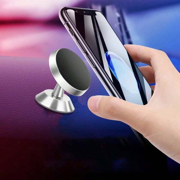 360° Magnetic Car Phone Holder, Metal Slouchy Phone Bracket, Magnetic Car Phone Mount For Dashboard/Windshield, Cartoon Phone Holder Gift