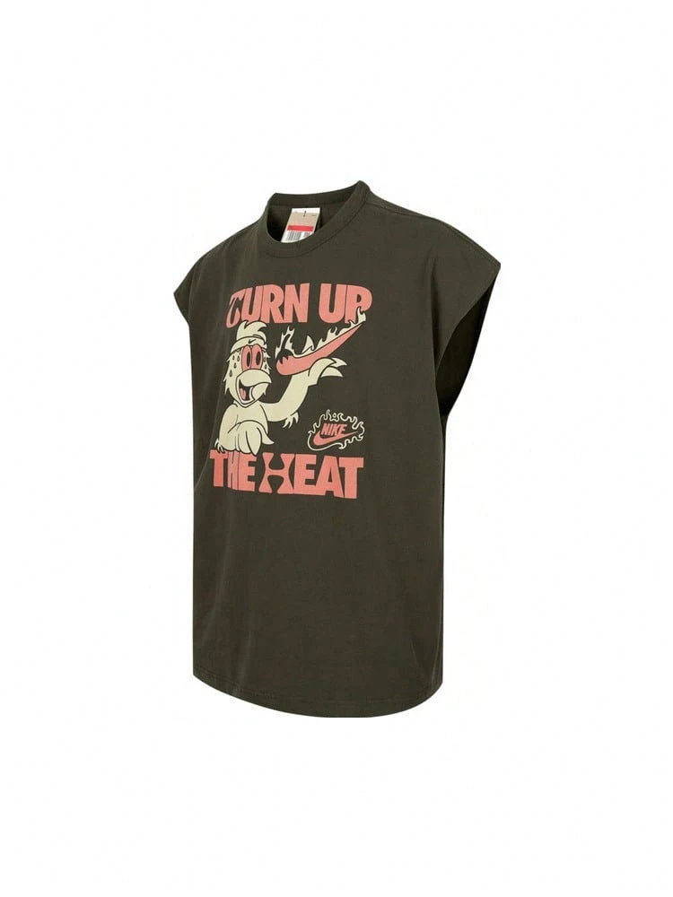 Nike Áo thun nam AS U NSW TEE SLVLS HOT ONES tay ngắn, cổ tròn đan, THQ9255-355 - màu xanh lá - Xem 1