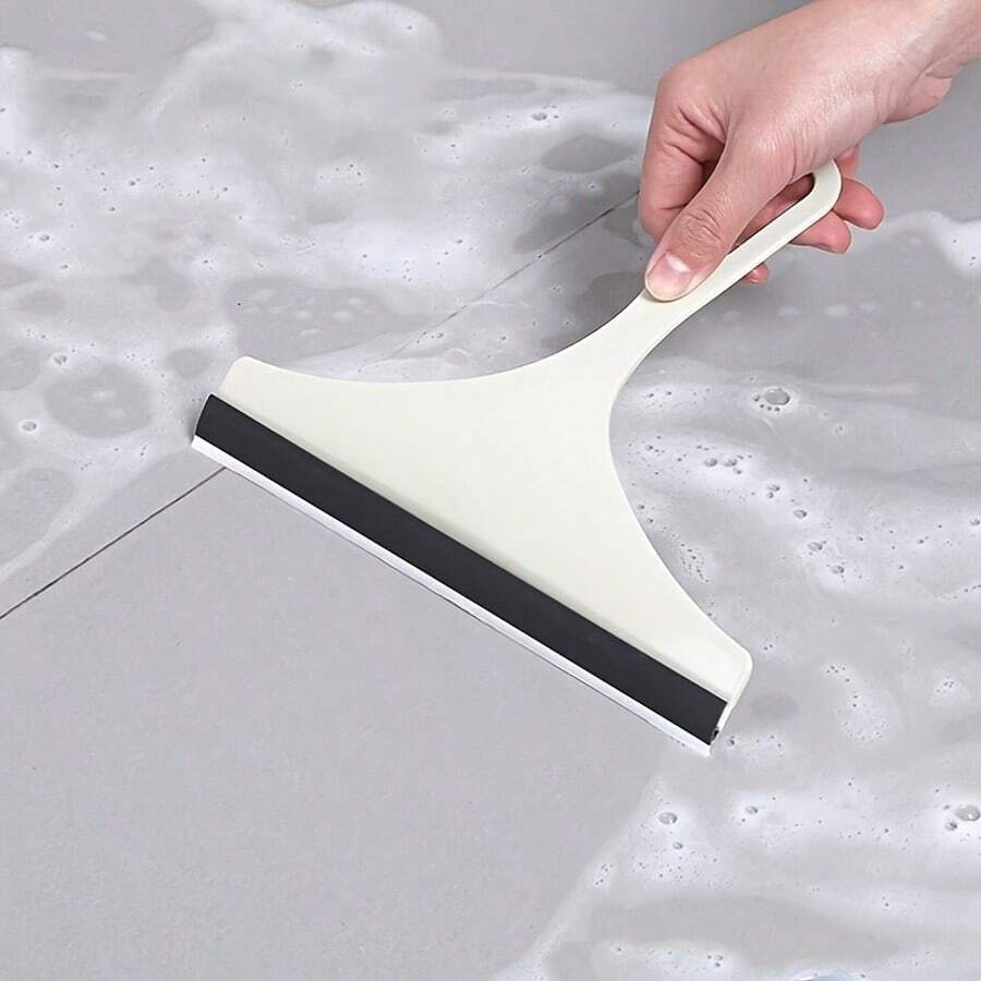 1pc Glass Scraper, Window Cleaning Tool, Bathroom Tile Scraper, Glass Cleaner, Glass Scraper, Helpful Cleaning Assistant - Multicolor - View 1