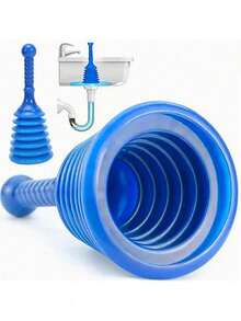 1 Pc Pipeline Dredge Suction Cup Toilet Plungers Press Cleaning Sink Drain Pipe Tool Sink Pipe Strong Dredger Tools Accessories - Multicolored - View 4