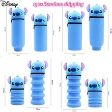 2-In-1 Cute Cartoon Pencil Case, Soft Silicone Retractable Pencil Box, Lovely For Children, School, Home & Office, Green Expandable Pencil Holder - Multicolor - View 9