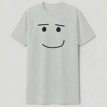 Camisetas con estampado de robot de anime Robloxs, camisetas divertidas, camisetas gráficas, camisetas de cuello redondo de manga corta, ropa de mujer, camisas estilo Harajuku, camisetas, tops de verano - Blanco 1 - Ver 2