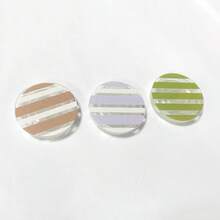 Transparent Polka Dot Heart Grid Embossed Phone Stand, Expandable Desktop Holder, Ring Stand Compatible With IPhone, Android Phones, Women Gift - Multicolor - View 12