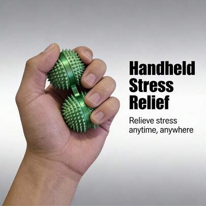 A Palm-Shaped Massage Ball Designed For The Hands, For Gripping And Stimulation. Portable Design For Hand Massage Anytime, Anywhere. Ideal For Finger Exercises And Also A Creative Gift.