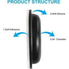 每包8件/16件/32件眼镜鼻托，柔软泡沫鼻托，自粘防滑眼镜鼻托，EVA泡沫眼镜鼻托，高鼻托柔软无痕，防滑板材质眼镜鼻贴（1.5毫米厚） - 彩色 - 查看 11