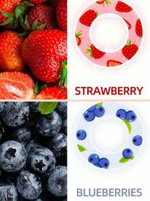 1 pieza Cápsulas de sabor para botella - Anillos de sabor de fruta de múltiples sabores para tazas, anillos de sabor redondos para tazas, anillos de saborizante creativos y divertidos, anillos de sabor de fruta, sin cambiar el sabor del agua, solo haciéndola oler fragante - Multicolor - Ver 7
