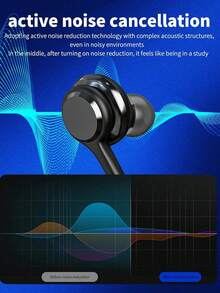 1对/2对USB-C有线耳机，Type-C尼龙编织入耳式耳机，带麦克风和音量控制，低音立体声降噪，兼容三星Galaxy S25、S24、S23、FE、S22、S21、A53及其他Type-C接口机型 - 查看 3