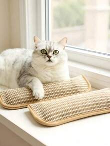 Cat Toy Pillow, Bite-Resistant, Self-Entertainment, Cat Scratch Pad, Cat Toy, Cat Toy Pillow, Sisal Cat Scratch Board Pad, Scratch & Bite Resistant, Cat Filled, Cat Toy Scratching Post, Suitable For 4 Seasons, Alternative To Teaser Wand, Pet Accessory, Non-Shedding Fabric, Self-Play Pillow, Cat Owner, Multi-Pet Household - Multicolor - View 7