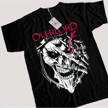 Overlord Ainz-Shirt Ooal Gown Albedo Skull Anime Manga Gifts Shirt All Size - Black - View 2