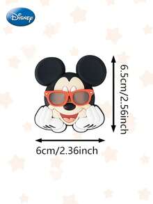 Monogram Disney 1個迪士尼官方授權3D PVC冰箱磁鐵－米奇、米妮、唐老鴨與高飛時尚眼鏡創意冰箱與置物櫃裝飾趣味備忘錄夾，適合辦公室白板，理想生日與聖誕禮物 - 1PC - 查看 3