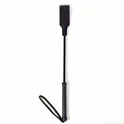 1pc High-Quality Durable Black Riding Crop With Loop Handle, Lightweight And Sturdy Equestrian Training Whip, Suitable For Horse Training, Riding Lessons, Obstacle Races, Equestrian Performances And Daily Practice, Comfortable Grip Ensures Stable Control, Professional Equestrian Equipment And Essential Saddle Accessory