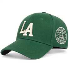 Letter Embroidery Baseball Caps Spring And Autumn Outdoor Adjustable Casual Hats Sunscreen Hat Sports Cap - màu xanh lá - Xem 13