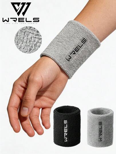  1 par de soportes elásticos para la muñeca WRELS, absorbentes del sudor, ligeros y flexibles, previenen el esguince y protegen las articulaciones, adecuados para fitness, skateboarding, baloncesto, voleibol, ciclismo y deportes de carrera