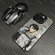 Anime A-Attack On T-Titan Phone Case For 12 11 13 14 15 16 Max Pro Plus Mini Electroplated Silver IMD Laser Color Cover - Translucent Silver - View 3