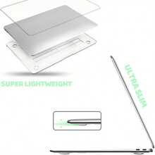 适用于 MacBook Air 13/Air 15 2026 M5 Pro 14 Pro 13 A3240 A3113 A2681 A3449 A2442 A2779 A2918 A2992 A3112 A3401 A3185 A3434 A3426 A3427 A1932 A2179 A2337（新旧型号）的彩色印花笔记本电脑保护壳，硬壳设计，具有防摔和防指纹功能。 - 查看 5