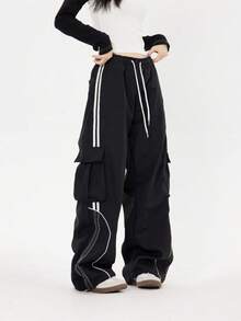 Women Pants - ブラック - View 2
