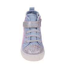 Disney Frozen Anna & Elsa Canvas Sneakers Girls' Fun Character Design Canvas Casual Wear Comfort Fit Durable (Toddler Sizes 7-10/ Little Kid Sizes 11-12) - 紫色 - 查看 5