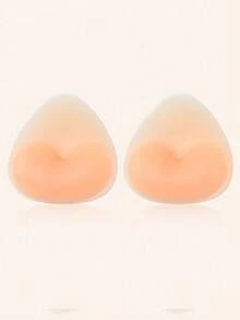 一对可重复使用的硅胶胸垫 - 隐形粘合剂/无衬垫感 - 带衬垫和提拉设计，适用于比基尼、连衣裙、无肩带上衣 - 泳装和内衣，可手洗硅胶胸垫。 - 彩色 - 查看 13