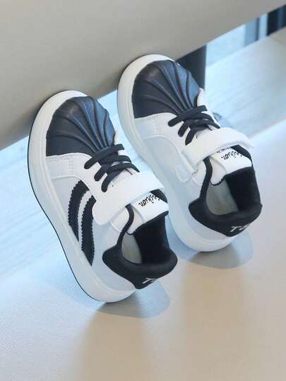 1 Pair Kids Flat Casual Shoes, Fashionable & Innovative, Suitable For Daily Wear, Outdoor, Training, School, Children Footwear