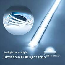 LQHZMYY 5V USB COB 高亮度 LED 燈條 1-5M 自黏式 按鈕控制 電視背光 臥室居家 婚禮聖誕萬聖節派對 室內裝飾夜燈 - 彩色 - 查看 11