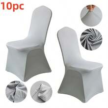Waterproof Spandex Chair Covers, Elastic Dining Chair Slipcovers, Removable & Washable Polyester Outdoor Chair Covers, Suitable For Party, Banquet, Wedding Events, Hotel (Multiple Classic Colors), Multi-Functional Elastic Polyester Spandex Chair Covers For Dining, Party, Wedding, Banquet And Other Occasions - one-size - View 22