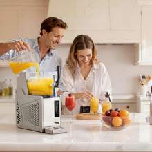 Máquina para Hacer Granizados con Un Tanque de 3 L, Máquina de Granizado de Hielo para Hogar, sin Necesidad de Hielo, 5 Programas Preestablecidos, para Hacer Margaritas, Frappés, Batidos - 3 litros - Ver 1