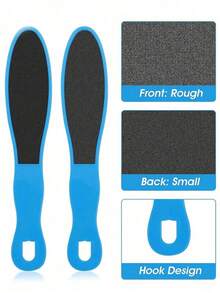 1/3 Pack Foot File And Callus Remover, Best Foot Care Pedicure Tool To Remove Hardened Skin, Wet & Dry Use, Foot Rasp, Foot Care Tool, Travel Essentials, Foot Scrubber - Multicolor - View 3