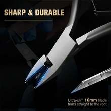 Straight Blade Toenail Clippers For Thick Toenails And Ingrown Toenails,Stainless Steel Toe Nail Tools - Silver - View 3