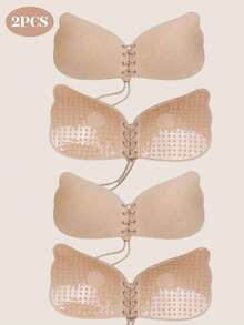 2/1piece Push-Up Bra, Invisible Bra For Small Bust, Reusable Bust Enhancing Bra. Suitable For Backless, Strapless Dresses And Daily Wear. - Multicolor - View 17