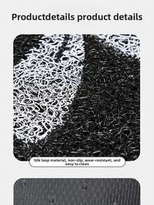 1pc Universal Car Front & Rear Floor Mats - Bow Tie Pattern, Minimalist Design Suitable For Men & Women, Car Interior Accessories, Can Be Used As Interior Carpet, Easy Installation, Enhanced Interior Protection, All-Weather, Car Interior Decor - A - View 7