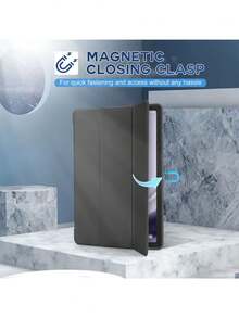 Protective Case For Samsung Galaxy Tab A11 Tablet, Full-Body Shockproof, Ultra-Thin/Smart Stand/Auto Wake, Tri-Fold Tablet Protective Case, Compatible With Samsung Galaxy Tab S10 Lite 10.9"/A9/A8/A7 Lite/A9 PLUS, 10th Gen Case, A16 Case - Black - View 5