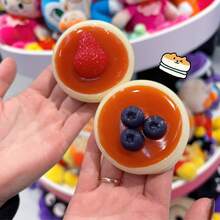 1pc High-Quality Silicone Squishy Toy, Silicone, Stress Relief Gadget, Perfect Gift For Friends, Birthday, Valentine's Day, Easter, Interaction, Family - Random Style - Multicolor - View 4