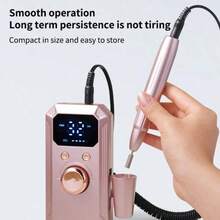 Máy mài móng tay điện sạc lại 20.000 vòng/phút, máy mài móng acrylic, gel và đánh bóng chuyên nghiệp cầm tay với 11 lưỡi mài, thiết kế không dây, phù hợp cho salon và gia đình, dụng cụ tốc độ cao, món quà tuyệt vời dành cho phụ nữ. - Nhiều màu - Xem 6