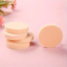 1个气垫粉扑 - 干湿两用/圆形粉底液/化妆/卸妆粉扑，完美上妆，采用聚氨酯材质，适用于粉底液或干粉，打造自然妆效，不卡粉 - 适合初学者和专业化妆师 - 彩色 - 查看 5