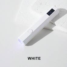JMMO 1個USB充電式六角鑽石迷你UV LED美甲燈，便攜式可穿戴凝膠美甲烘乾機，升級高功率LED燈珠，1顆燈珠相當於8顆燈珠的效果，8倍凸透鏡，無死角，快速高效固化凝膠，適用於DIY美甲藝術 - 彩色 - 查看 10