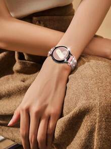 Bling Sparkly Stretchy Nylon Solo Loop Band Compatible With Samsung Galaxy Watch 4 5 6 7 FE 40mm 44mm/Watch 4 6 Classic 42mm 46mm 43mm 47mm/Watch 5 Pro 45mm/Watch 3 41mm/Active 2 , Elastic Nylon Straps Shiny Cute Glitter Replacement Sport Solo Loop Wristband Compatible With Vivoactive 6/Vivoactive 5/3/3 Music Watch - Silty Sand Color - View 8