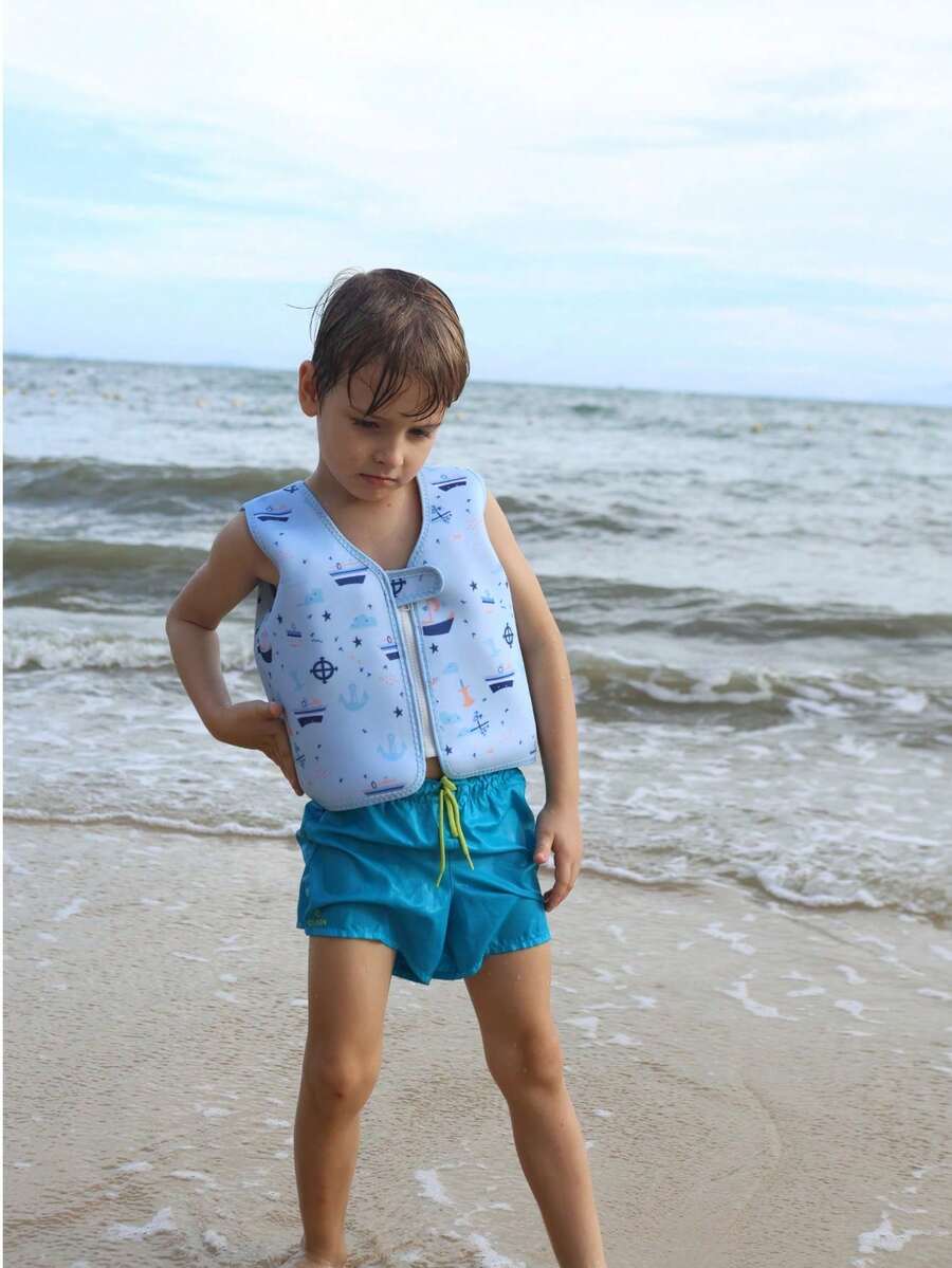 Unisex Youth Outdoor Sports Swimming Buoyancy Vest, Cute Swimming Life Jacket/Vest For Boys And Girls, Polyester Waterproof Quick-Dry Fabric, Comfortable And Breathable