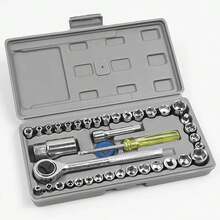 Aimall 40 Piece Set Of Auto Repair Tools, Tool Set, Car Toolbox, Repair Tool, Emergency Socket Combination Wrench - 1 Set - View 4