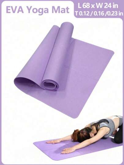 Foldable Yoga Mat EVA Folding Travel Fitness Exercise Thicknesses For Pilates Workouts